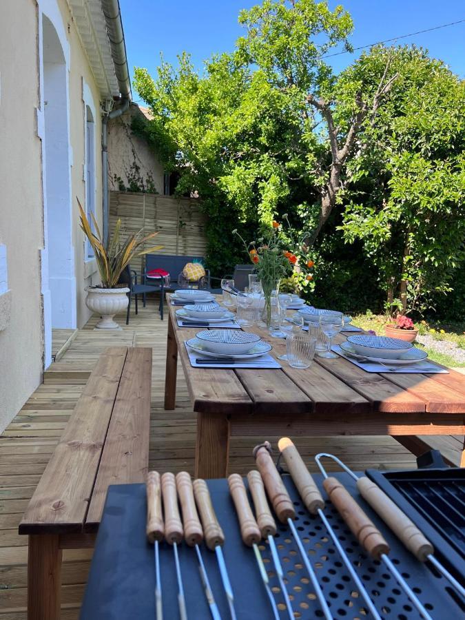 Charmante Maison Climatisee Avec Piscine Au Calme A Carcassonne Exterior foto